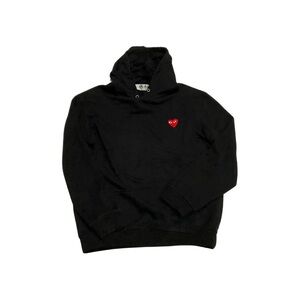 COMMES des GARÇONS Black Cotton Hoodie